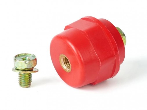 Изолятор SM25 силовой Н25*D27xМ8мм с болтом HLT