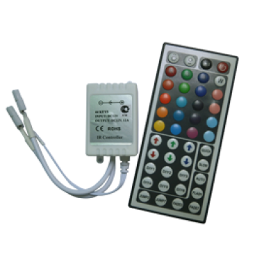 Контроллер Ecola LED strip RGB IR controller 12A 144W 12V (288W 24V)  с большим инфракрасным пультом управления /CRL144ESB/