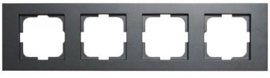 РАМКА ЧЕТВЕРТНАЯ (АНТРАЦИТ ЦВЕТ) GRANO