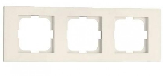 РАМКА ТРОЙНАЯ (КРЕМОВЫЙ ЦВЕТ) GRANO