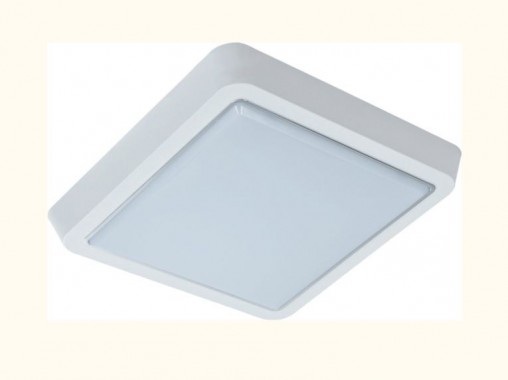 Светильник светодиодный герметичный LE LED OBL WH 15W CW (овал)