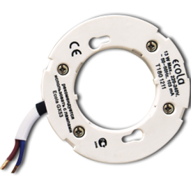 Патрон Ecola base GX53 с проводами 2*10cm /GX53LPECB/  