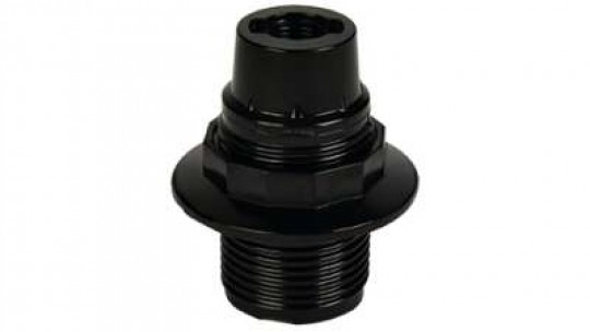 Патрон Ecola base с кольцом карболит E14 черный (1 из ч/б уп. по 10) /AB4TPBEAY/