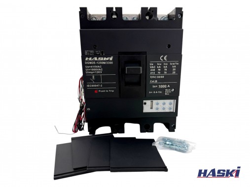 Автоматический выключатель ВА57-41 - 4710 - НР230AC с электронным расцепителем 3Р 1000А HASKI