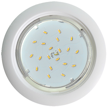 Светильник встраиваемый Ecola GX53 5355 легкий белый 25x106 /FW5355ECD/