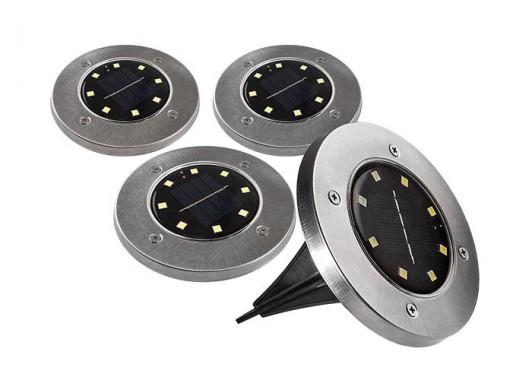 Светильник с колышком солнечный  ФАZА SLR-S14 комплект 4-х наземных фонарей