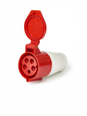 Розетка 215 переносная 3Р+РЕ+N 16А 380В IP44 HLT