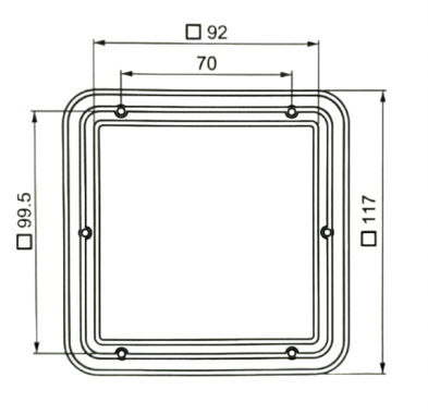 Шкаф ШРК 35х50х20 с окном