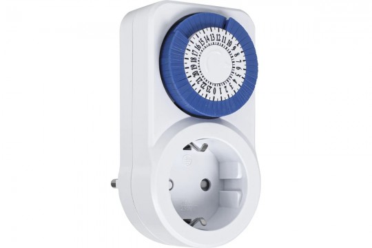 Розетка с таймером RUCELF TM-30-24S 30мин 24ч 16А