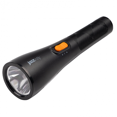 Фонарь ручной JAZZway Accu2-L1W-bk, Li-Ion