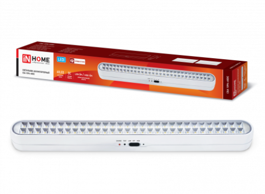 Светильник светодиодный аварийный СБА 1094-60DC 60LED 2.2Ah lithium battery DC IN HOME