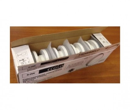 Лампа светодиодная Ecola Light GX53 LED 6,0W Tablet 220V 4200K 27x75 матовая 30000h (1 из ч/б уп. по 10) /T5DV60ELC/