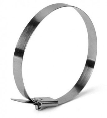 Хомут AISI 316 из нержавеющей стали, 7.9x290 (уп./10 шт.) HLT