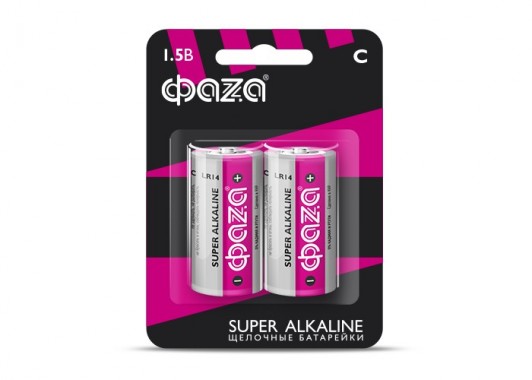 Алкалиновый элелемент питания LR14  ФАZА Super Alkaline BL-2