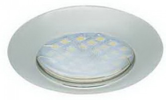 Светильник встраиваемый Ecola Light MR16 DL92 GU5.3 выпуклый хром 30х80 /FC1612EFY/  