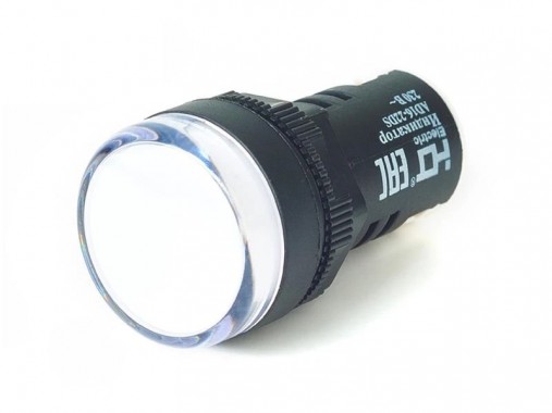 Лампа AD16-22DS(LED)матрица d22мм белый 230В IP40 HLT