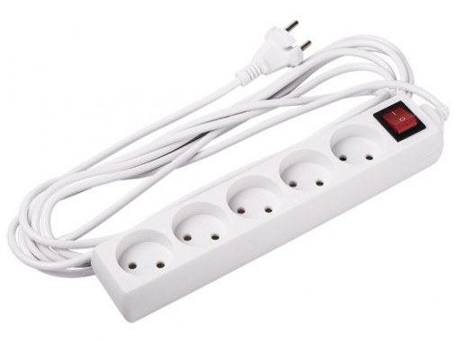 Удлинитель ФАZА FS-05-500  (5 розеток, 5 метра)