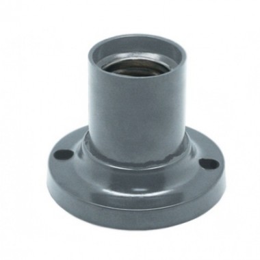 Патрон накладной Ecola base прямой E27 серебряный /AB7STSEAY/