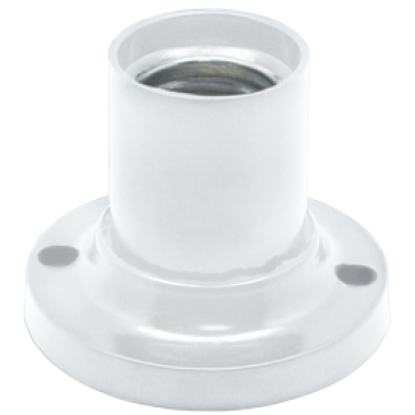 Патрон накладной Ecola base прямой E27 серебряный /AB7STSEAY/