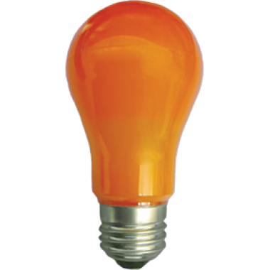 Лампа светодиодная Ecola classic LED color  8,0W A55 220V E27 Orange Оранжевая 360° (композит) 108x55 [K7CY80ELY]
