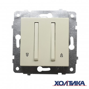 ВЫКЛЮЧАТЕЛЬ ПЕРМУТАТОР (КРЕМОВЫЙ ЦВЕТ) М + К