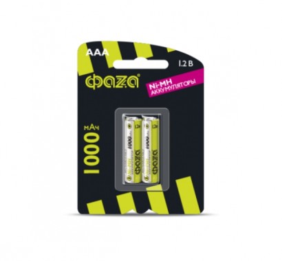 Аккумулятор ФАZА AAA 1000мАч Ni-MH BL-2
