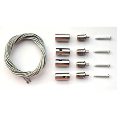 Комплект установочный Ecola LED panel inst. kit для панели (подвес. уст-ка, тросы 1м) /PKT100ELT/