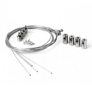 Комплект установочный Ecola LED panel inst. kit для панели (подвес. уст-ка, тросы 1м) /PKT100ELT/