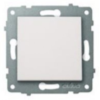 Выключатель кнопка для света (кремовый цвет) М + К