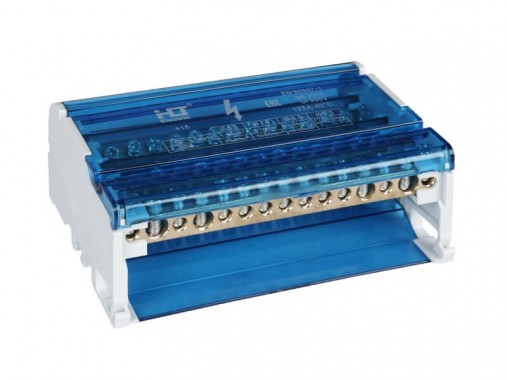 Шины на DIN-рейку в корпусе (кросс-модуль) 3L+PEN 4*15 HLT