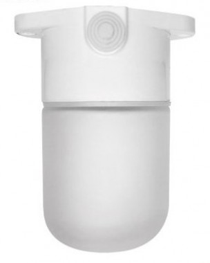 Светильник для сауны потолочный САУНА E27-ППС пластик, стекло IP65 110x138мм белый IN HOME