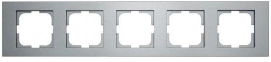 РАМКА ПЯТЕРТНАЯ (СЕРЕБРИСТЫЙ ЦВЕТ) GRANO