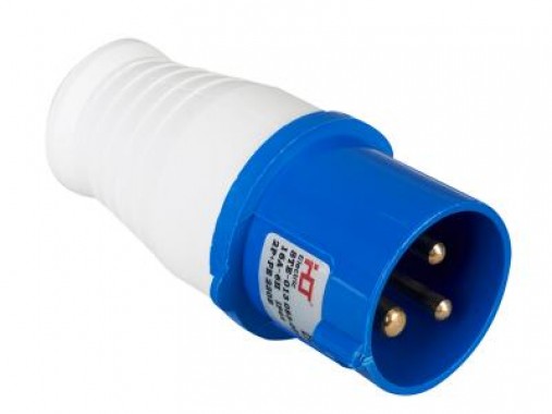 Вилка 013 2Р+РЕ 16А 230В IP44 HLT