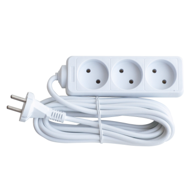 Удлинитель 3N-5-SMART 3-х местный 6А 5м 8235 IN HOME