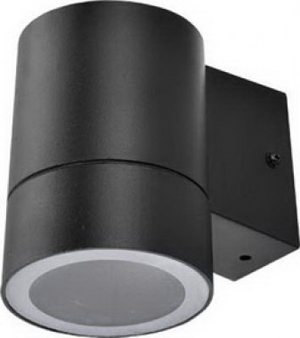 Светильник накладной Ecola GX53 LED 8003A IP65 прозрачный цилиндр металлический 1*GX53 черный 114x140x90 /FB53C1ECH/