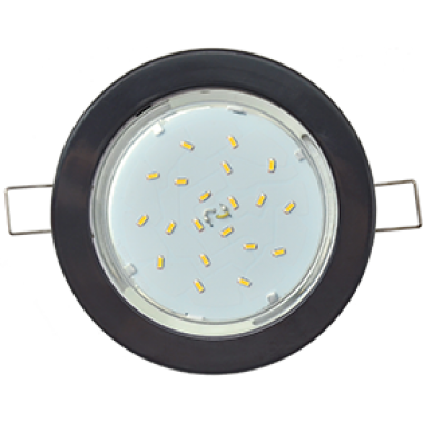 Светильник встраиваемый Ecola GX53 H4-GL без рефл. глубокий Черный хром 48x106 (к+) /FB53GLECB/