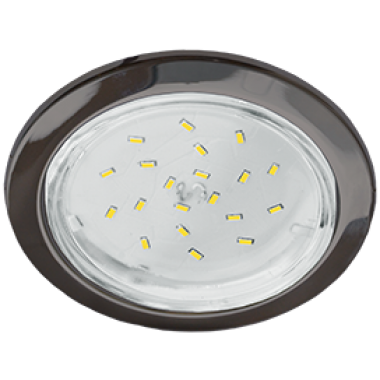 Светильник встраиваемый Ecola GX53 H4-GL без рефл. глубокий Черный хром 48x106 (к+) /FB53GLECB/