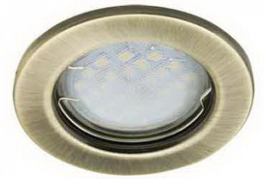 Светильник встраиваемый Ecola Light MR16 DL90 GU5.3 плоский черненая бронза 30x80 (кd74) /FB1611EFY/