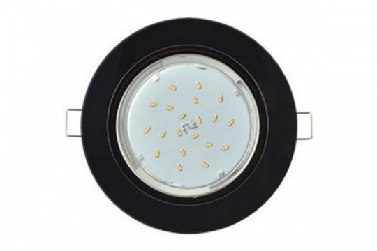 Светильник встраиваемый Ecola GX53 H4 . без рефл.  черный матовый 38x106 - 10pack (кd102)  /SB5310ECB/