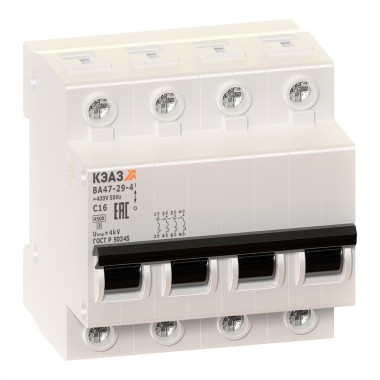 Выключатель автоматический модульный ВА47-29-4D40-УХЛ3-КЭАЗ