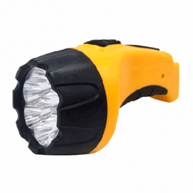 Фонарь ручной аккумуляторный MLA 03 7LED 150Lm 8ч 2 режима, з/у 230В ЧЕРНО-ЖЁЛТЫЙ IN HOME