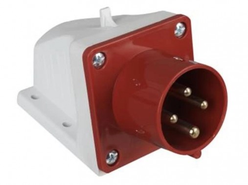 Вилка 513 стационарная 2Р+РЕ 16А 230В IP44 HLT