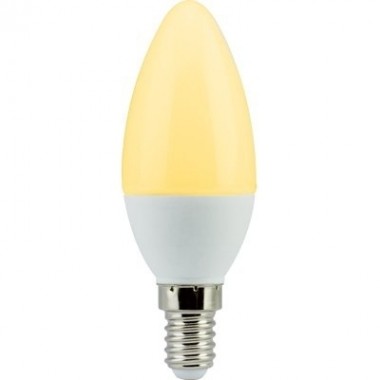 Лампа светодиодная Ecola candle LED 7,0W 220V E14 зол свеча (композит) (C4LG70ELC)