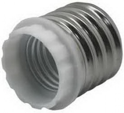 Переходник Ecola base с цоколя E40 на E27 белый /A8T17WEAY/