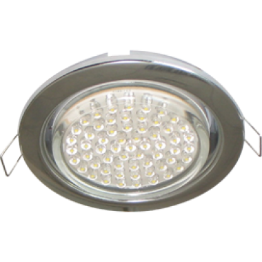 Светильник встраиваемый Ecola GX53 H4 Downlight without reflector_chrome хром 38x106 - 2pack /FC53P2ECB/
