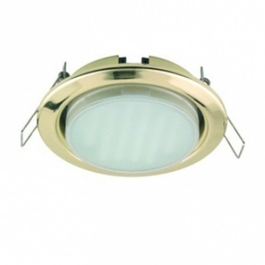 Светильник встраиваемый Ecola GX53 H4 Downlight without reflector gold золото 38x106 - 2pack (FG53P2ECB)