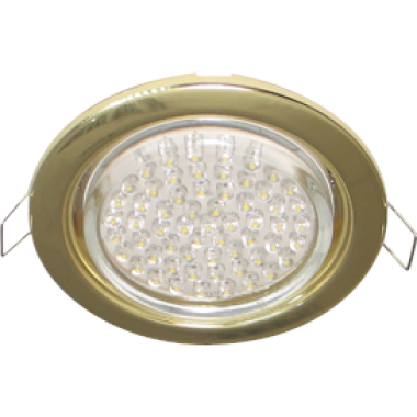 Светильник встраиваемый Ecola GX53 H4 Downlight without reflector gold золото 38x106 - 2pack (FG53P2ECB)