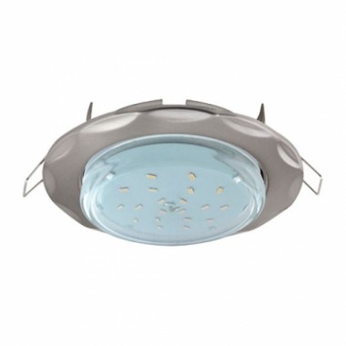 Светильник встраиваемый Ecola GX53 H4 9014 без рефл. "Звезда" сатин хром 38x116 (к+) /FS81H4ECB/