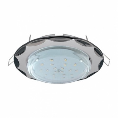 Светильник встраиваемый Ecola GX53 H4 9014 без рефл. "Звезда" хром-черный хром 38x116 (к+) /FF81H4ECB/