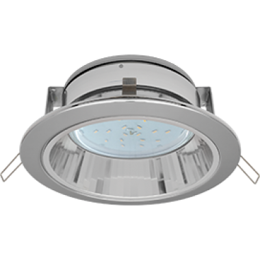 Светильник встраиваемый Ecola GX53 H2R Downlight with reflector_chrome с рефлектором хром 58x12558x125 /FC53H2ECB/